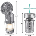 LANTERNA DE VENTILADOR SOLAR 5 EN 1
